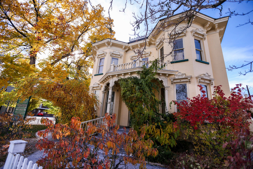 The historic Rinckel Mansion, home of the Nevada Press Association, in Carson City, Nev., on Saturday, Nov. 8, 2014. Photo by Cathleen Allison