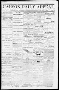 Jan. 1, 1868, Carson Daily Appeal.